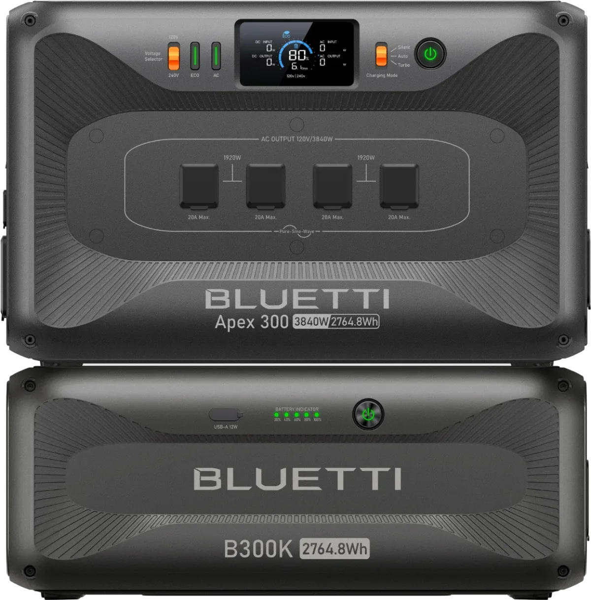 BLUETTI APEX300 con batería B300K