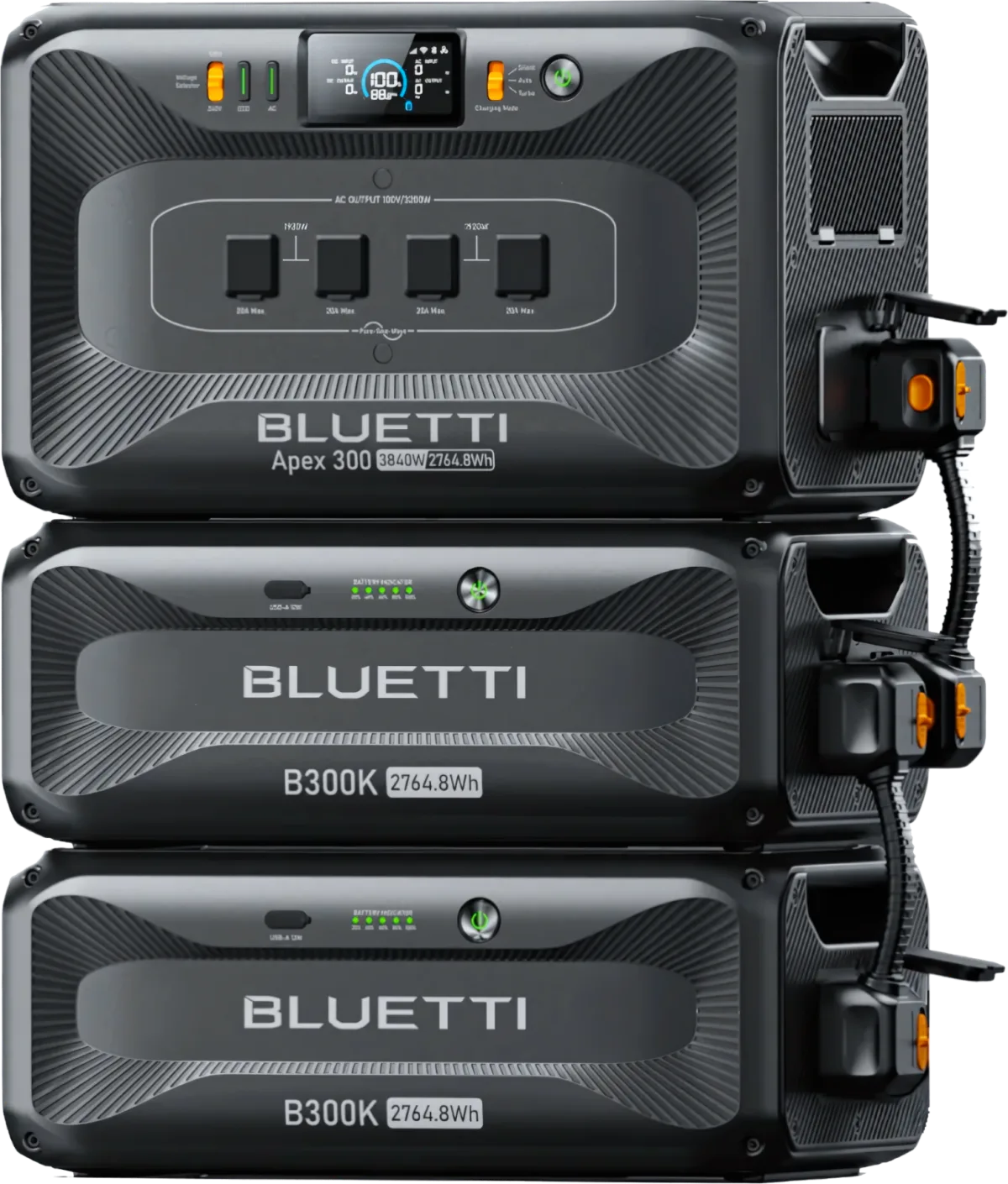 BLUETTI APEX300 con expansión de baterías B300K